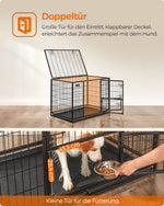 Metalowa klatka dla psa 107×70×74,9 cm z tacą