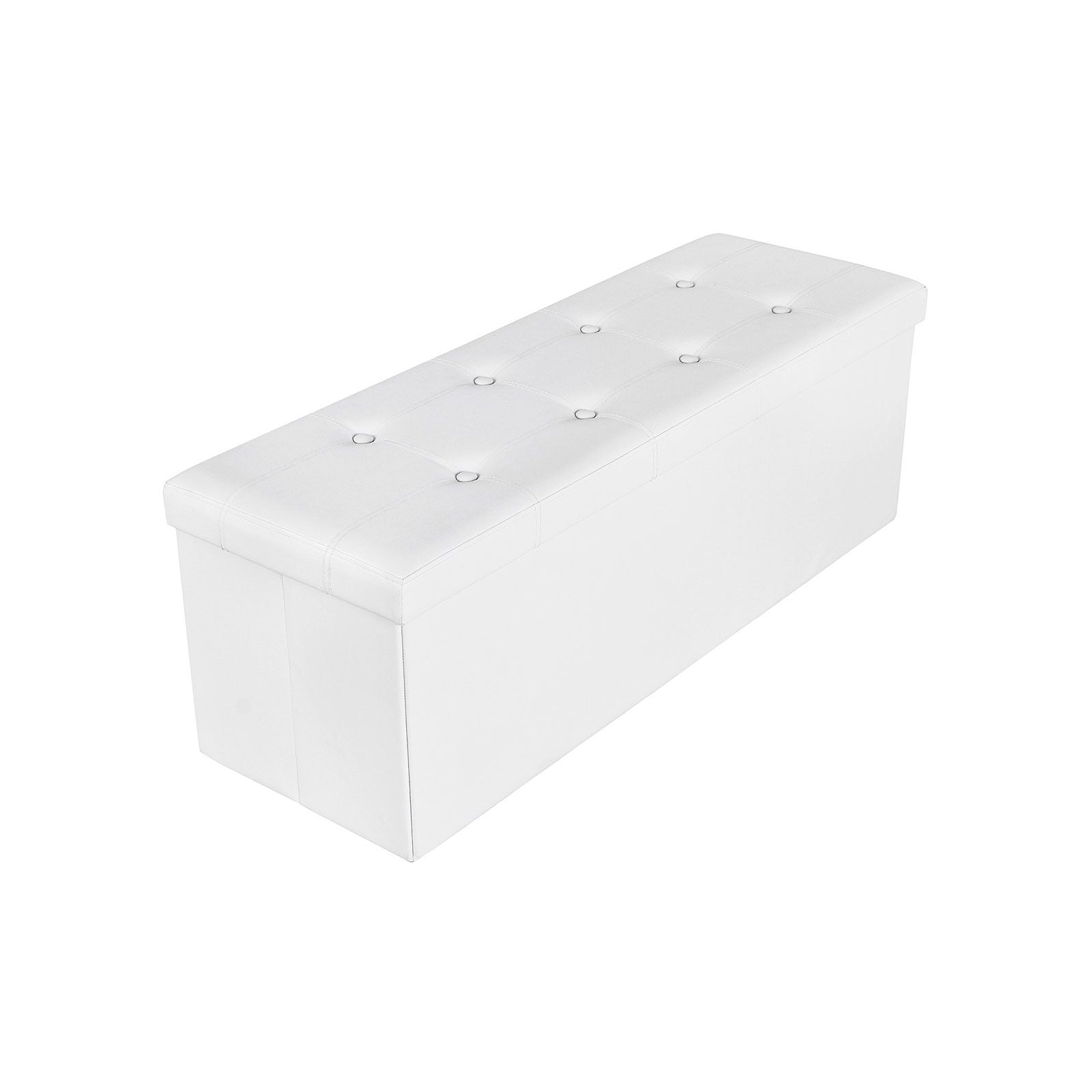 Pufa ze schowkiem, cream white, 110 cm