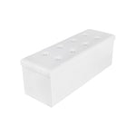 Pufa ze schowkiem, cream white, 110 cm