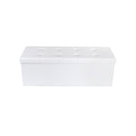 Pufa ze schowkiem, cream white, 110 cm