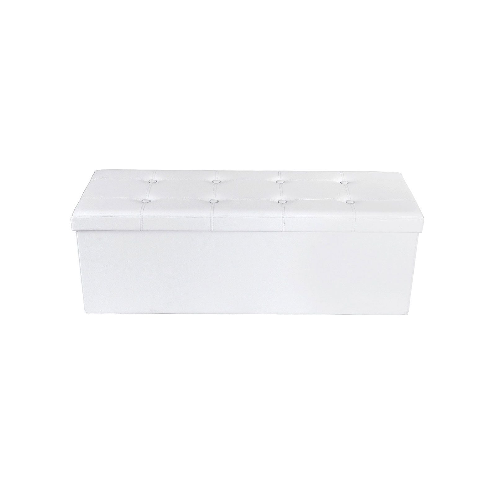 Pufa ze schowkiem, cream white, 110 cm