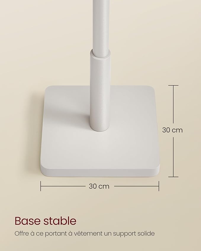 Wieszak stojący, cappuccino beige, 30 cm