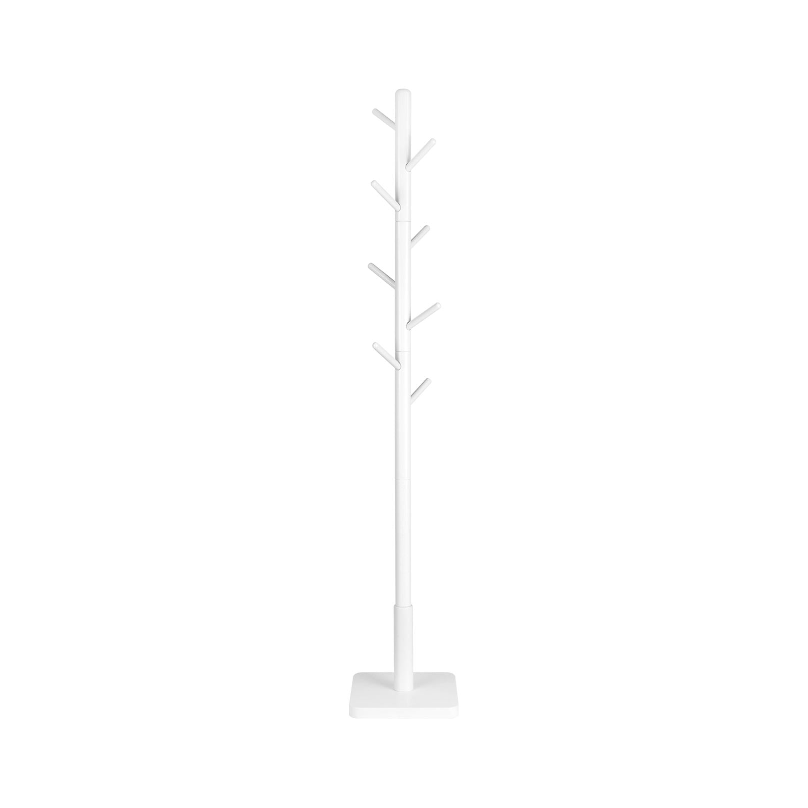 Wieszak stojący, biały, 30 cm