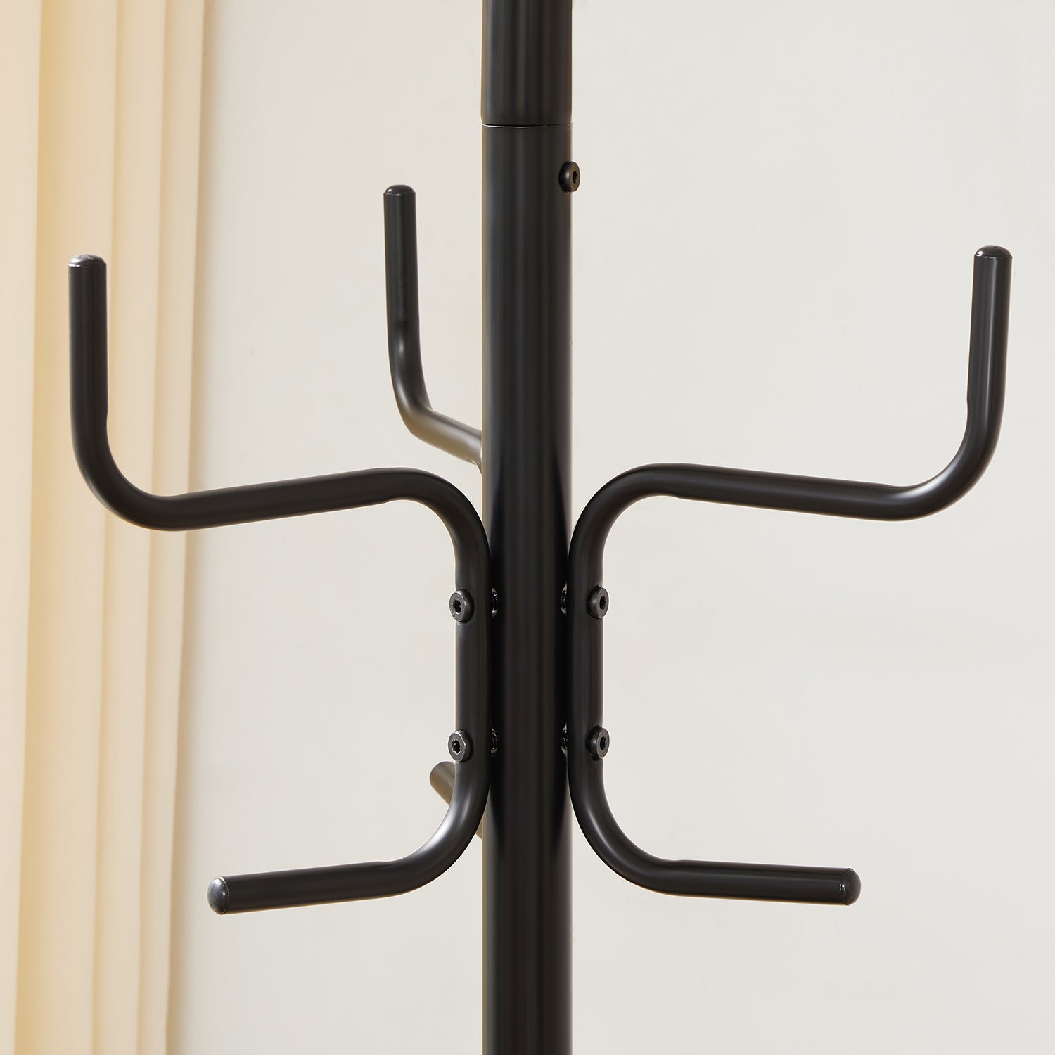 Wieszak stojący, czarny, 54 cm