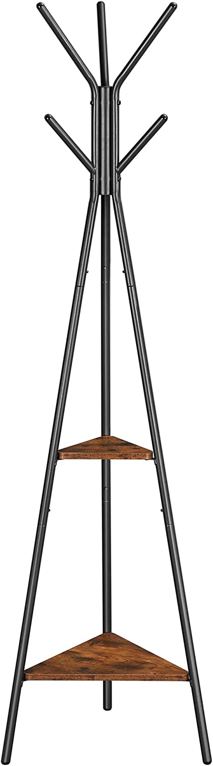 Wieszak stojący, rustykalny brąz, 50 cm