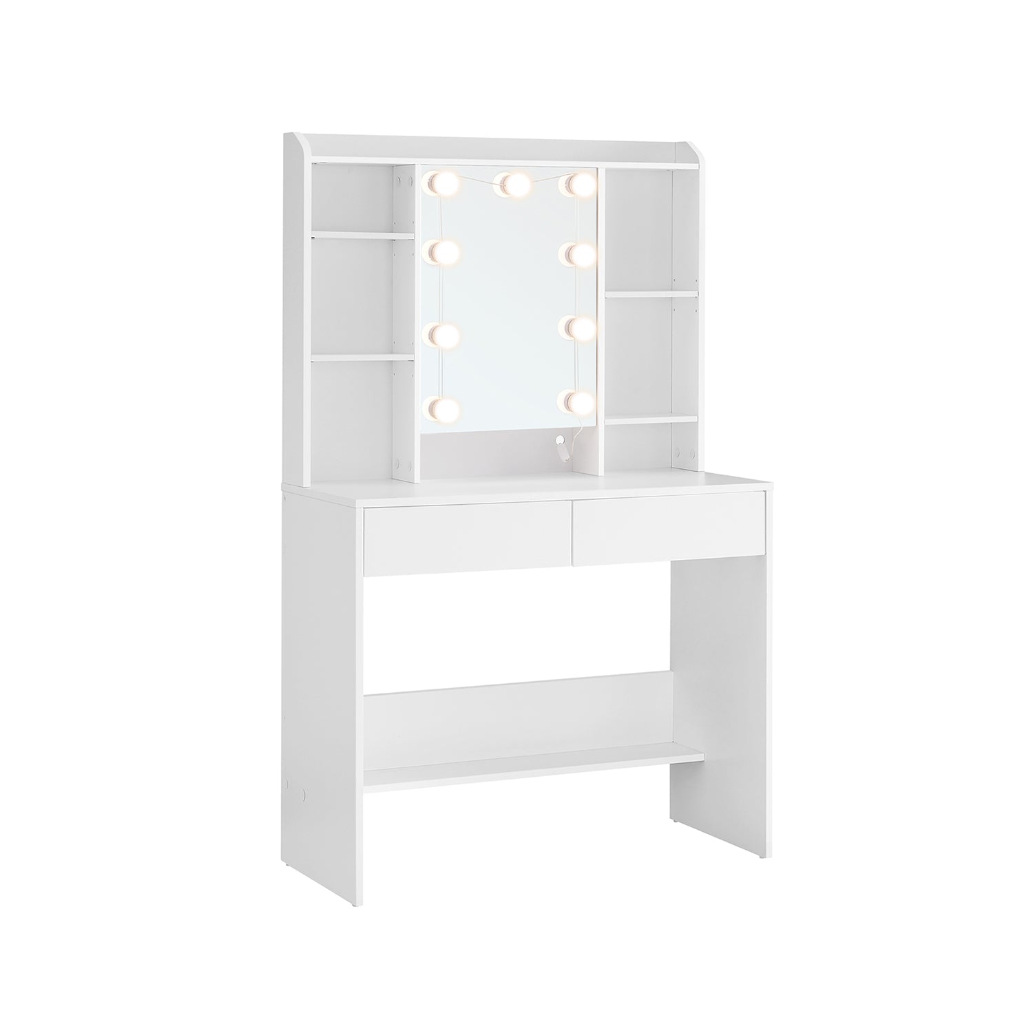 Nowoczesna toaletka z lustrem i LED