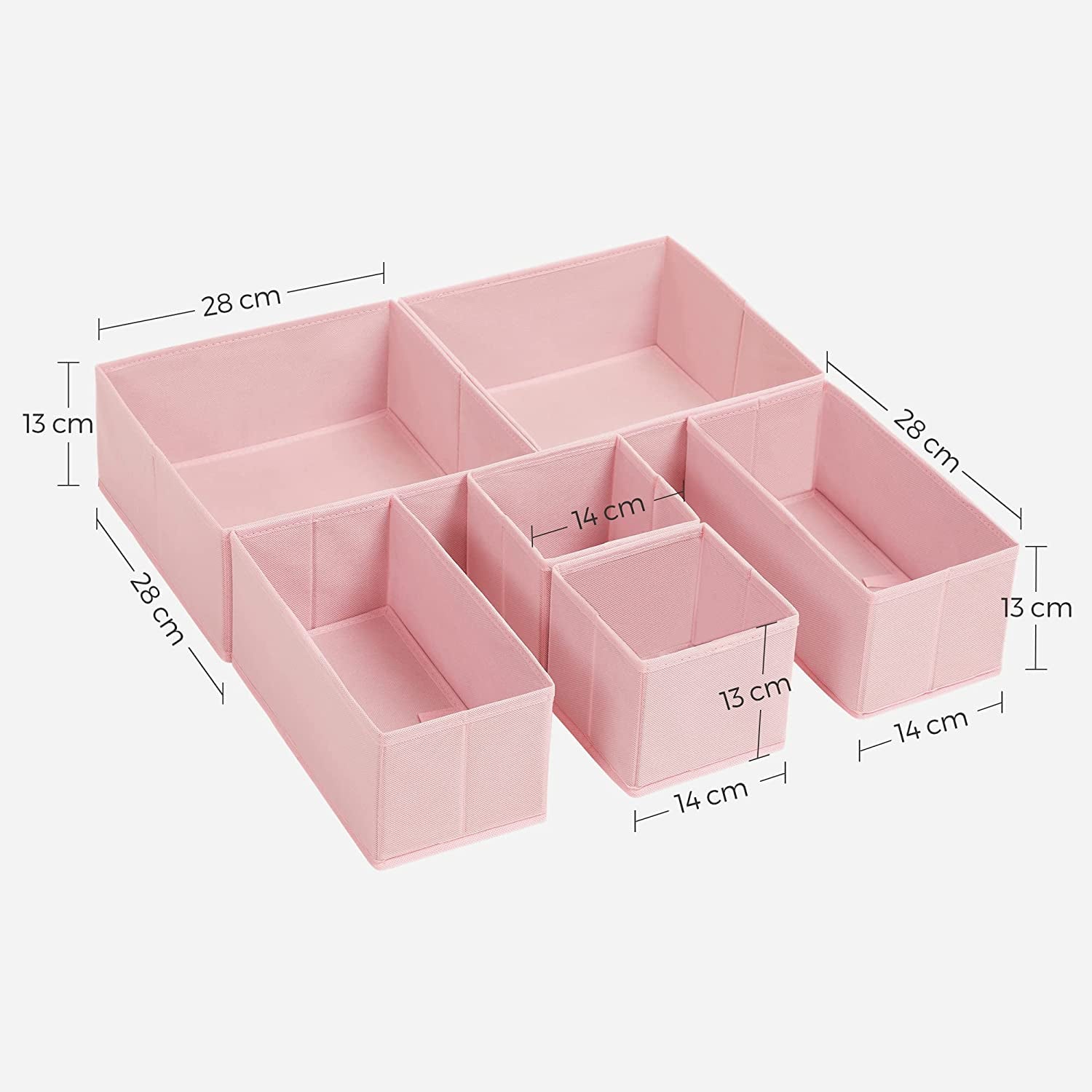 Pudełko do przechowywania, jelly pink, 28 cm