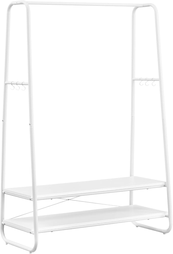 Wieszak na ubrania, biały, 100 cm