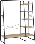 Regał na buty, czarny, 120 cm