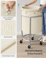 Kosz na pranie, cream white, 50 cm