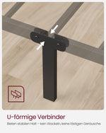 Mebel do domu, czarny, 208 cm