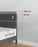 Mebel do domu, szary, 201 cm