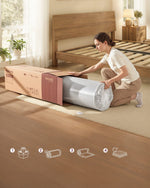 Materac piankowy 140x200 cm z pamięcią kształtu i żelem