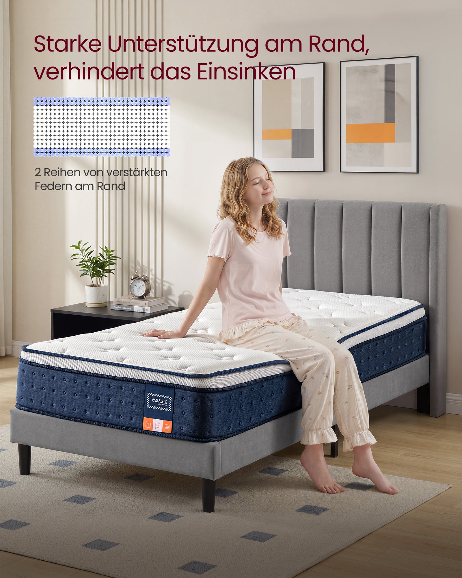 Mebel do domu, quartz blue, 200 cm