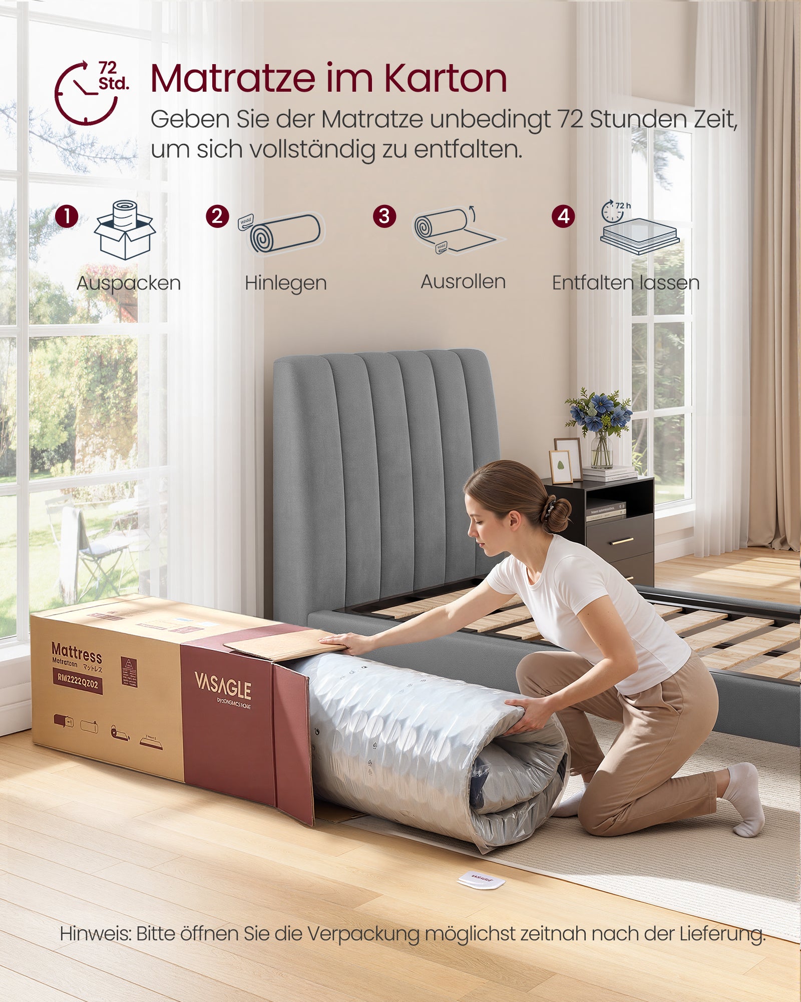 Mebel do domu, quartz blue, 200 cm