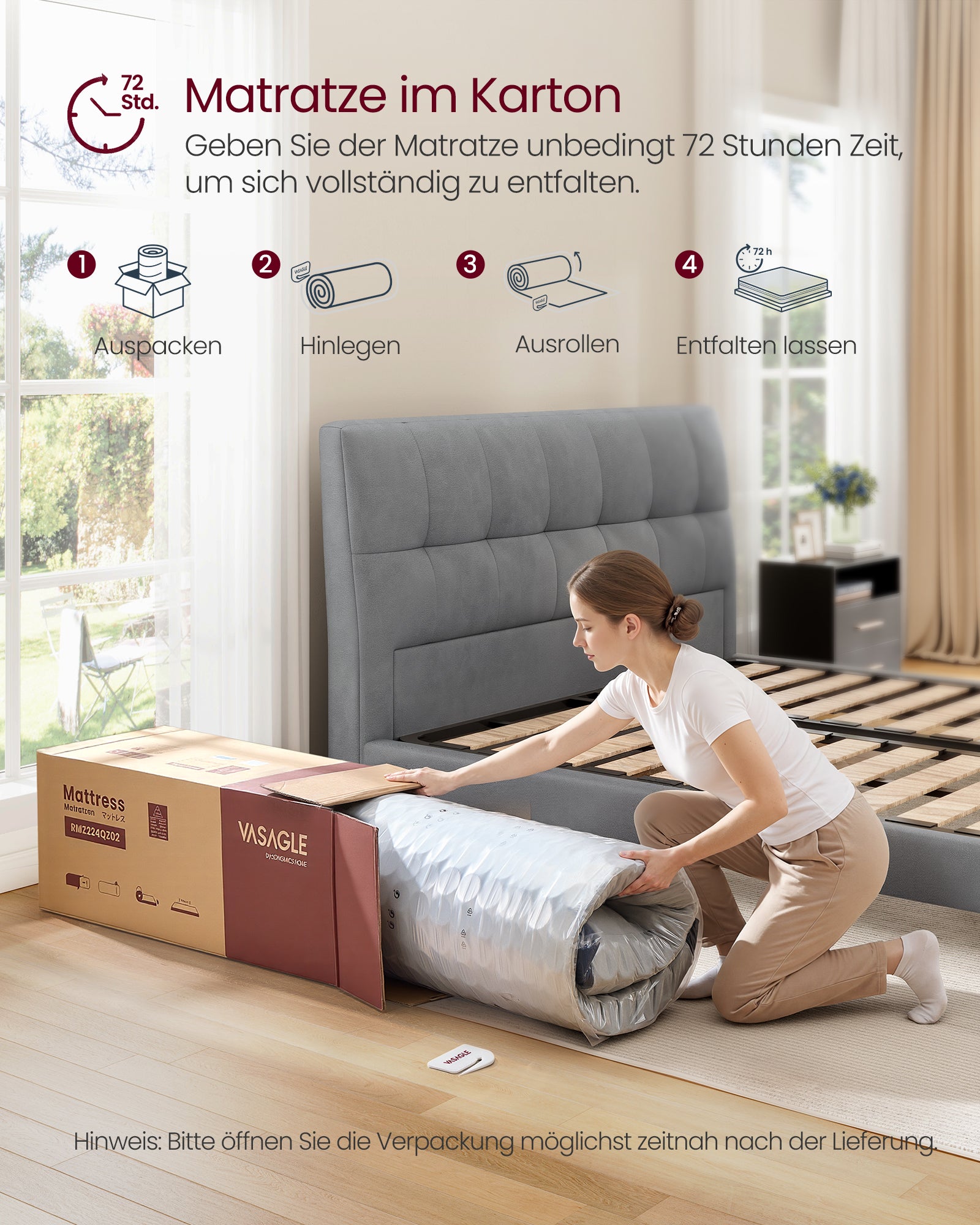 Mebel do domu, quartz blue, 200 cm