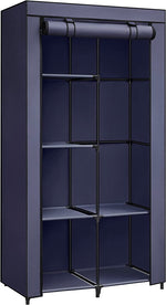 Szafa garderobiana, quartz blue, 88 cm