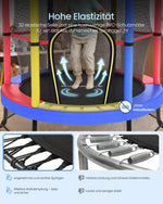 Trampolina dziecięca 174 cm z siatką bezpieczeństwa