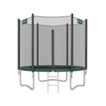 Trampolina ogrodowa z siatką 244 cm zielona