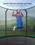 Trampolina ogrodowa 244 cm z siatką ochronną