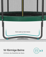 Trampolina ogrodowa 244 cm z siatką ochronną