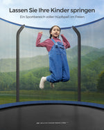 Trampolina ogrodowa Ø 244 cm z siatką zabezpieczającą