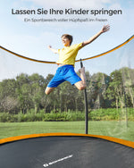 Trampolina ogrodowa ø 305 cm z siatką i drabinką
