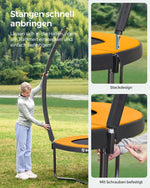 Trampolina ogrodowa 366 cm z siatką zabezpieczającą