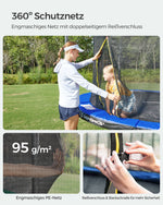 Trampolina ogrodowa 366 cm z siatką ochronną