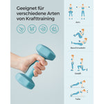 Zestaw 2 hantli 2 kg z powłoką neoprenową