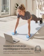 Zestaw hantli neoprenowych 2x3 kg niebieskie