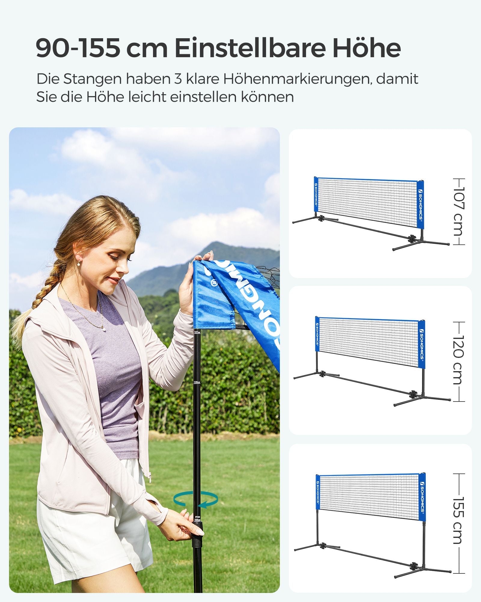 Produkt ogrodowy, quartz blue, 400 cm
