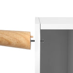Szafka RTV, rustic white, 110 cm