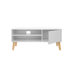 Szafka RTV, rustic white, 110 cm