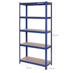 Regał do przechowywania, quartz blue, 90 cm