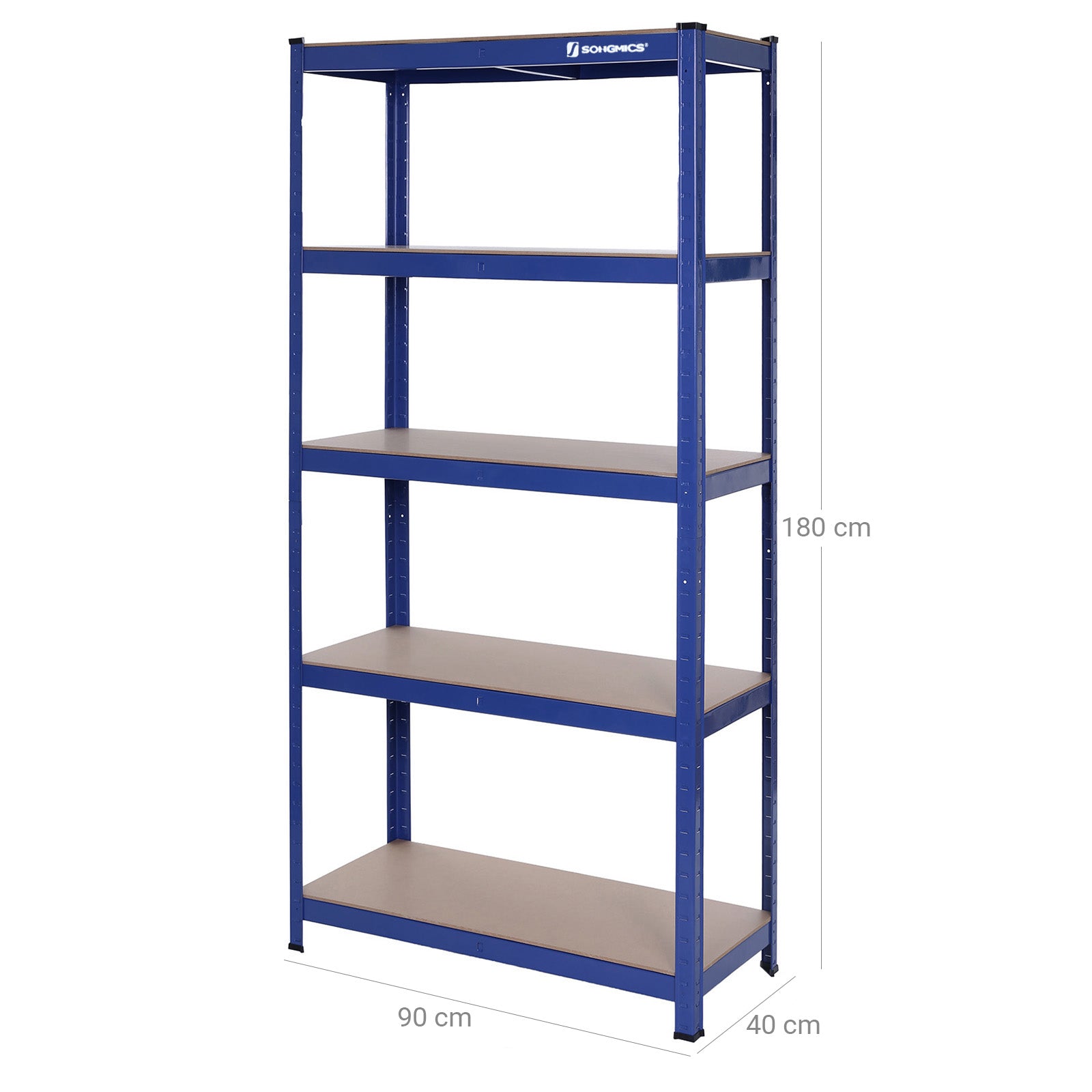 Regał do przechowywania, quartz blue, 90 cm