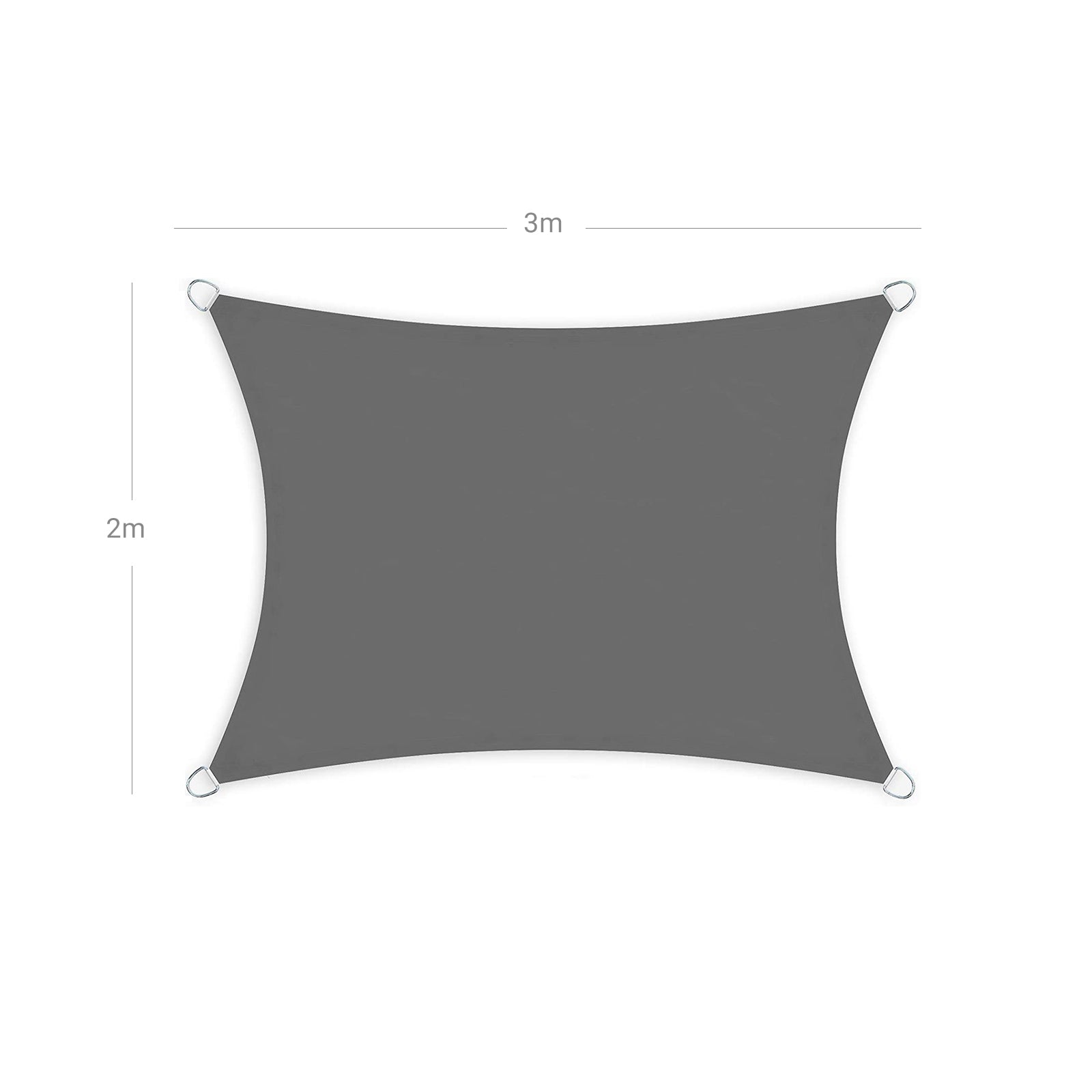 Produkt ogrodowy, szary, 200 cm