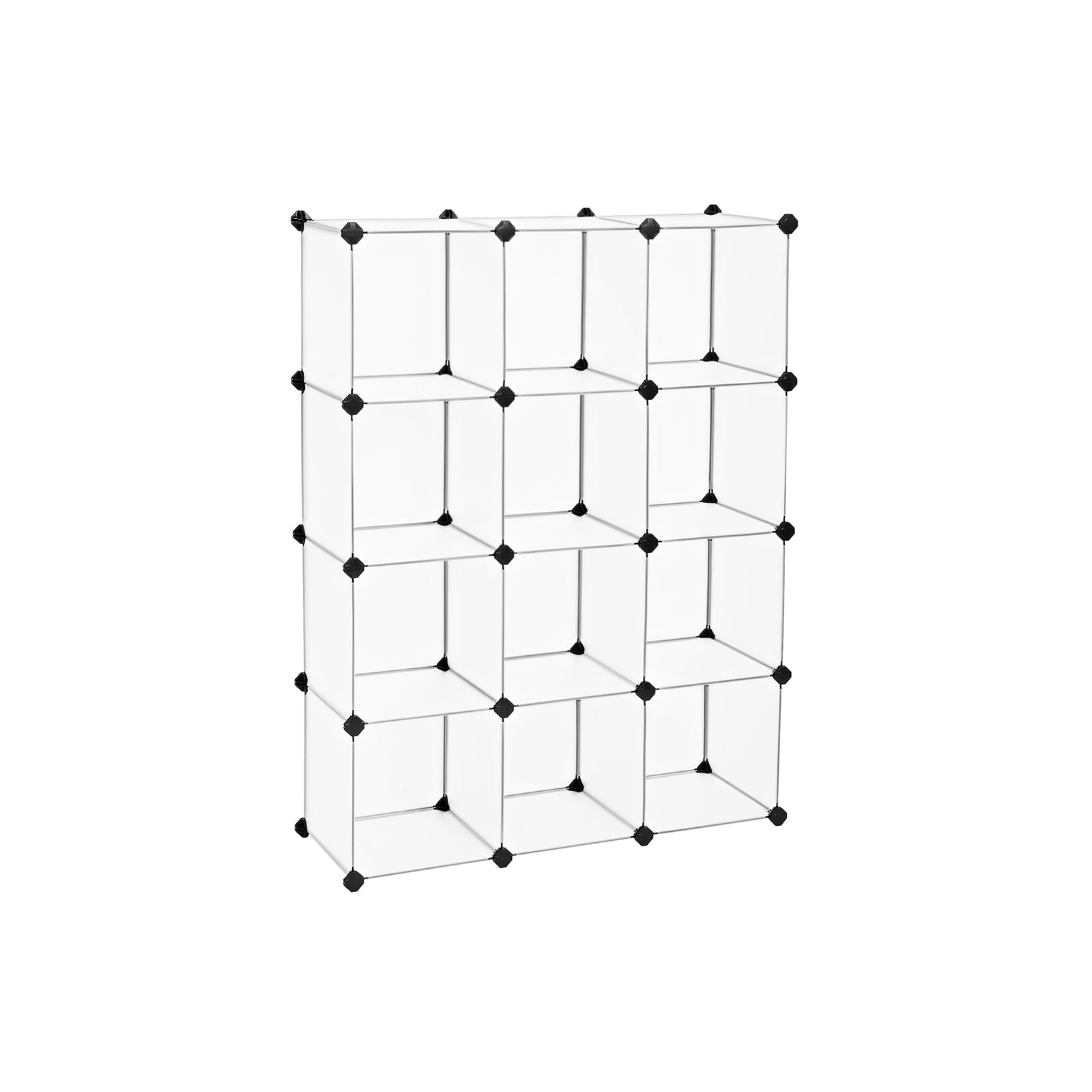 Regał na książki, biały, 93 cm