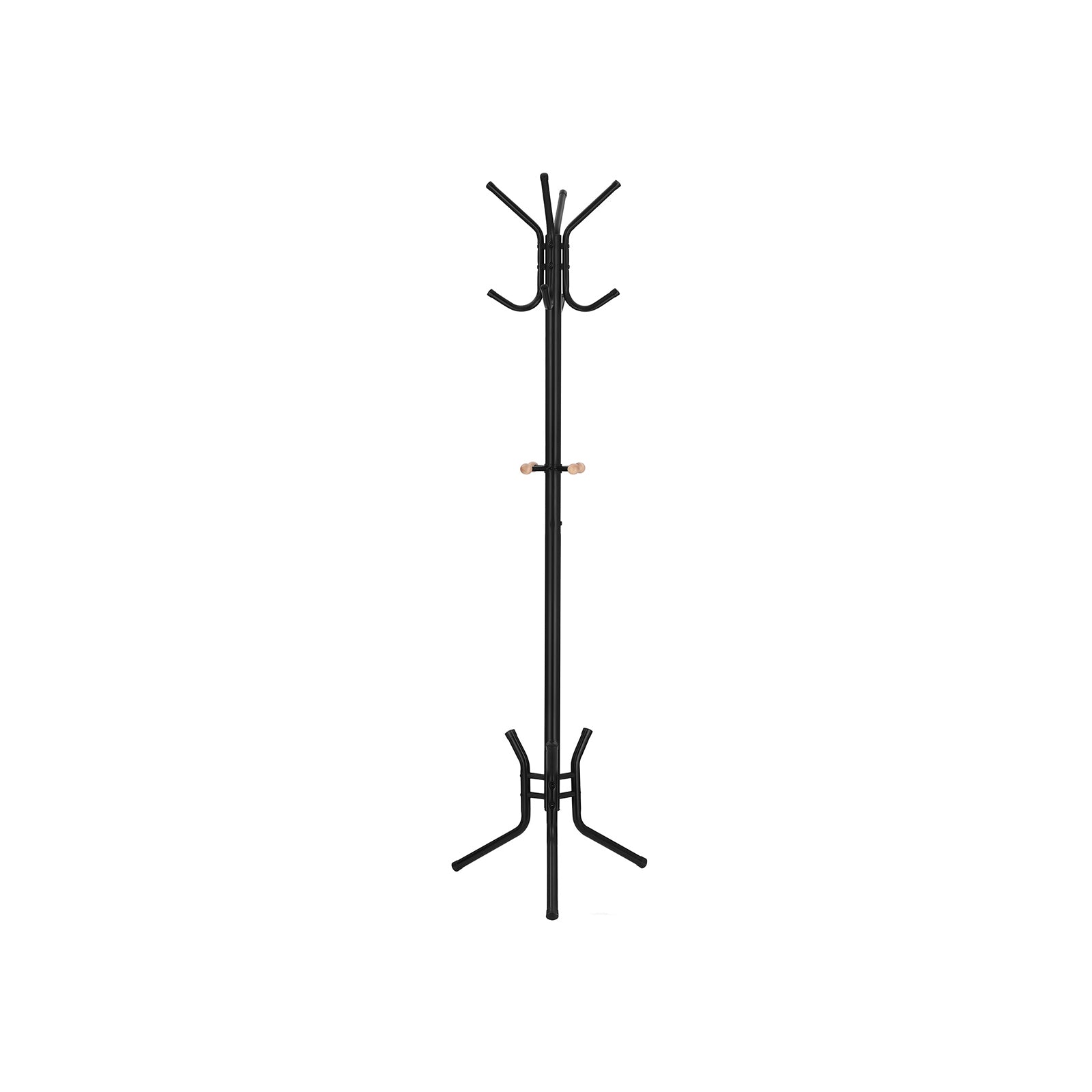 Wieszak stojący, czarny, 53,5 cm