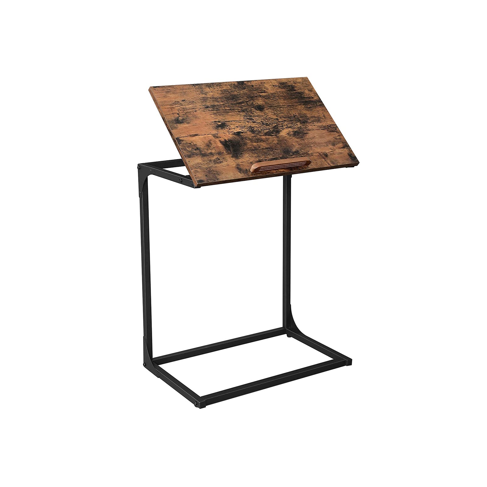 Stolik boczny, x: antique / czarny, 55 cm