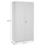 Szafka do przechowywania, frosted gray, 80 cm