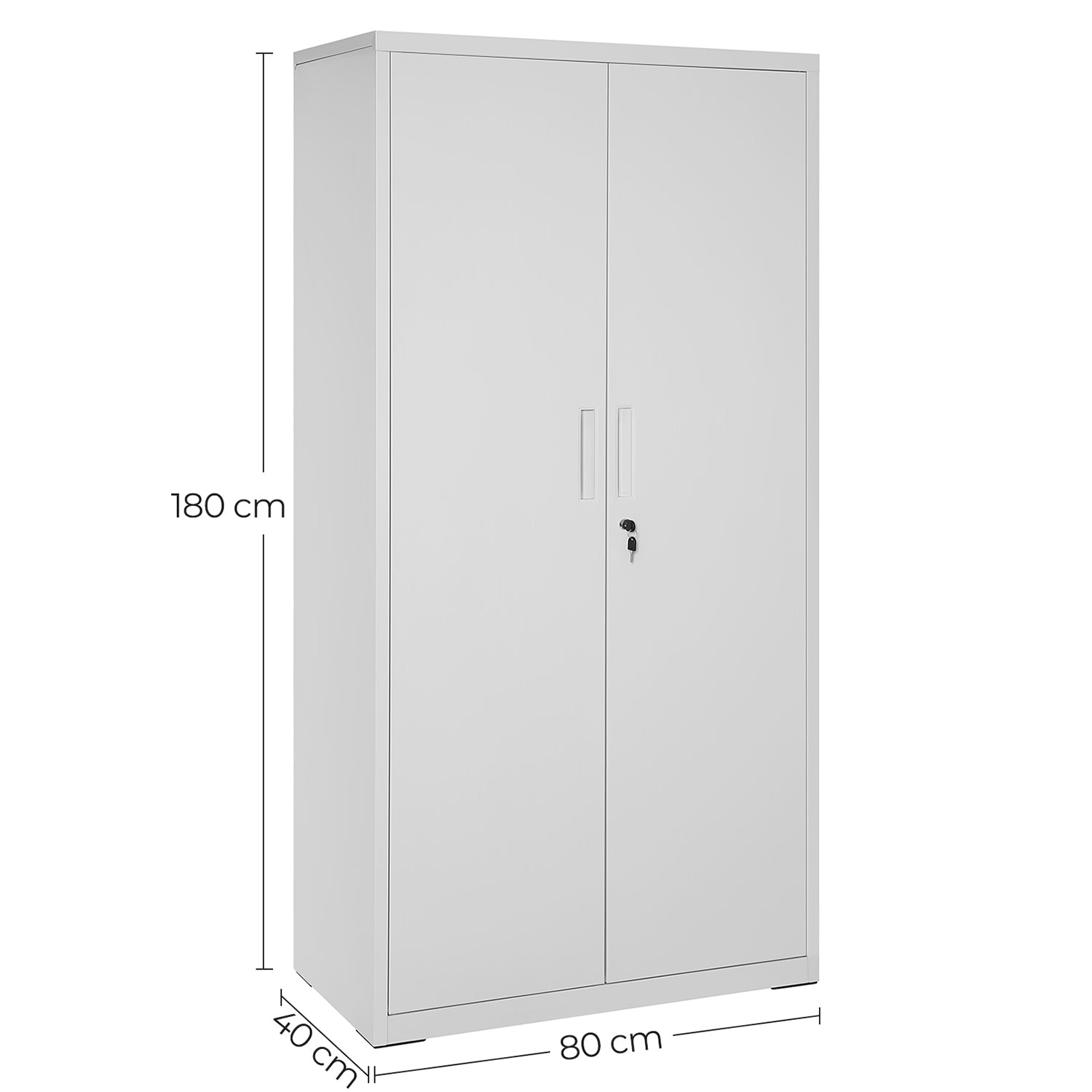 Szafka do przechowywania, frosted gray, 80 cm