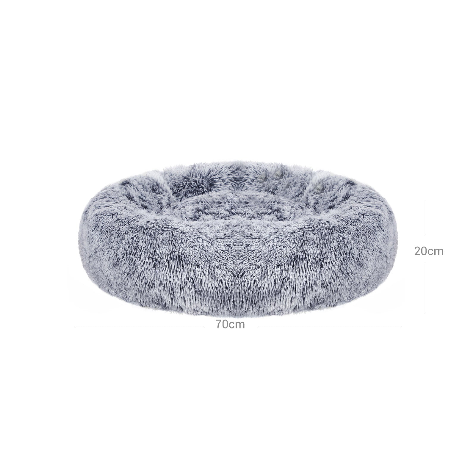 Legowisko dla psa, cloud gray, 70 cm