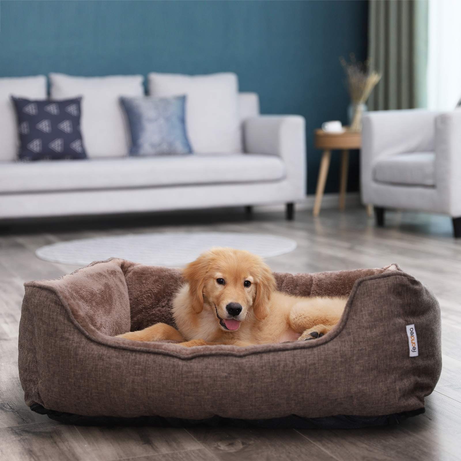 Legowisko dla psa, walnut brown 2, 90 cm