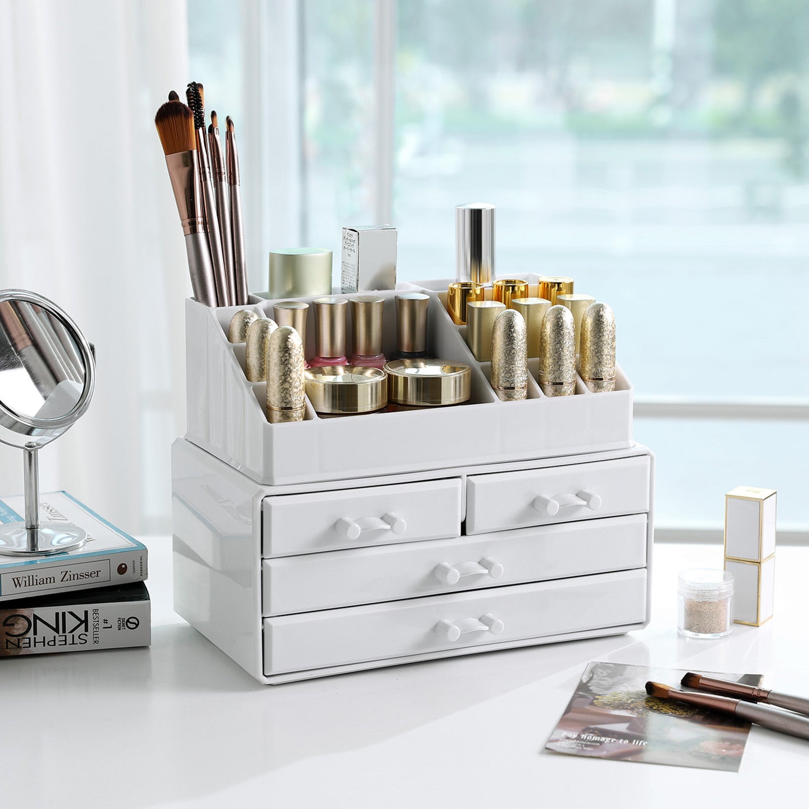 Organizer, biały, 23,8 cm