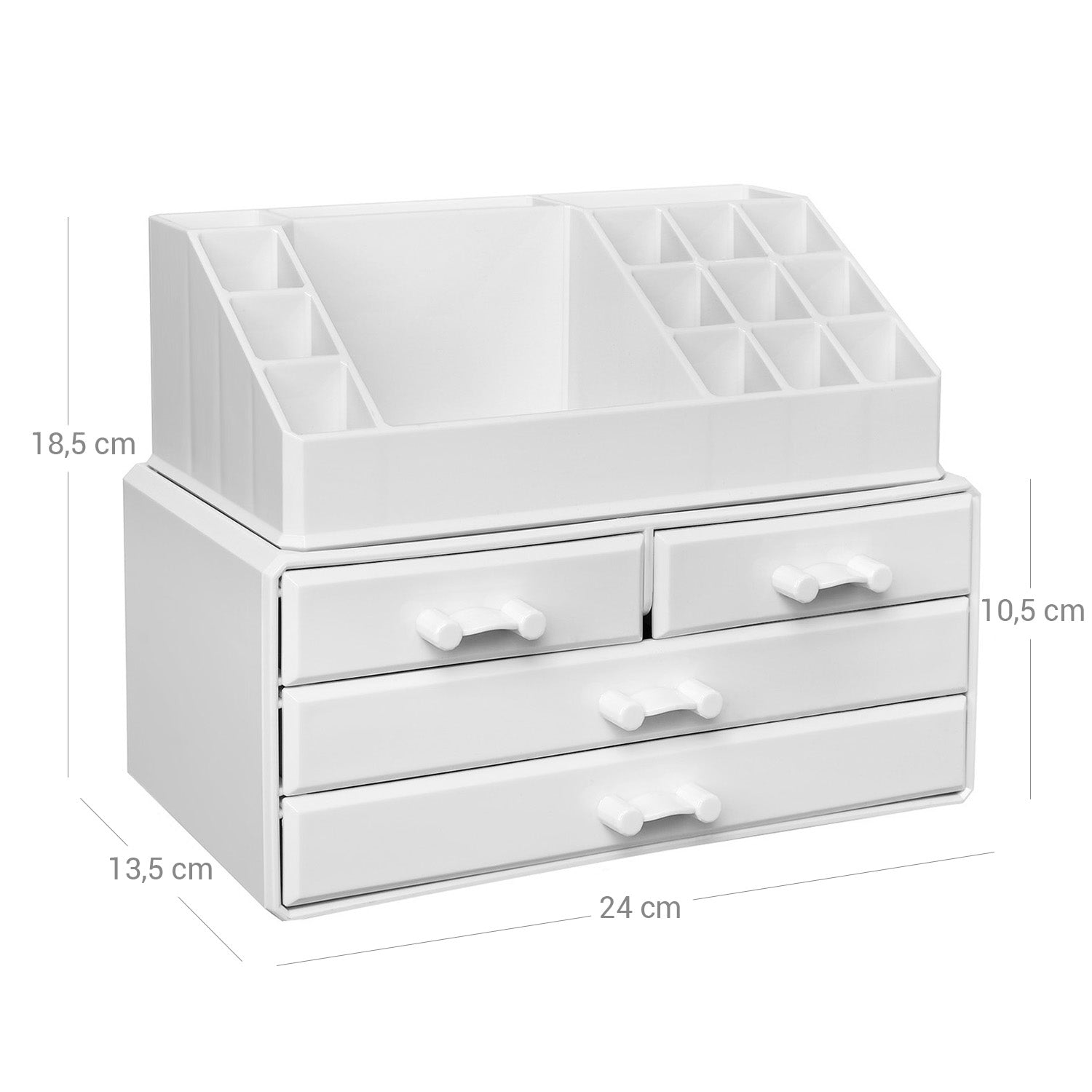 Organizer, biały, 23,8 cm